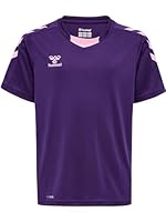 hummel Core XK Poly Trikot Kids Weiß lila, 14 (164) Kinder