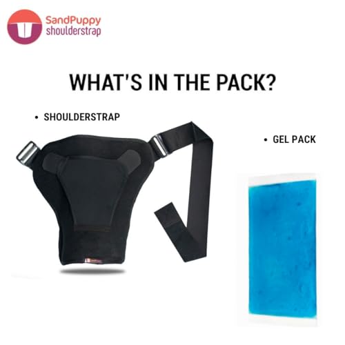Image of SandPuppy Shoulderflex - Reusable Ice Gel Pack for Hot and Cold Therapy for Shoulder Pain Relief