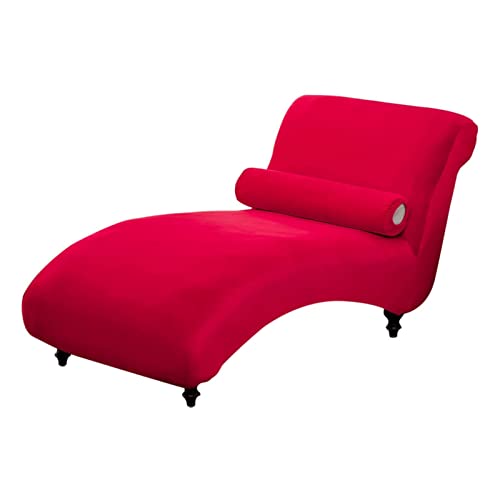 LUNEZY Housse de Chaise Longue sans accoudoirs, Housse de Chaise Longue en Velours Extensible Housse de Chaise Longue de Luxe Housses de Protection de Meubles pour Chaise Longue Ultra dou