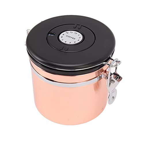 Vasilha De Café Hermética De Aço Inoxidável 304, Recipiente De Café Com Colher, Tanque De Armazename