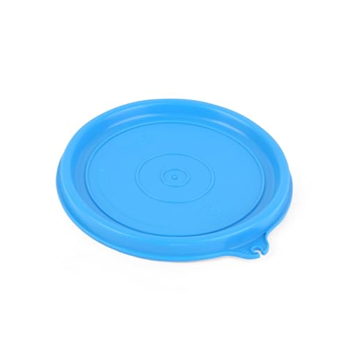 Image of Spare SM Tiffin Lid Compatible with Milton Stack Pack Stainless Steel Tiffin | Fits 200ml, 350ml & 500ml Containers | Leak-Proof Replacement Lid | BPA-Free | Cyan (Only Lid)