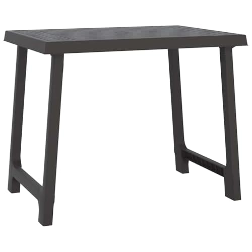 Table de camping anthracite robuste 79 x 56 cm pour extérieur et jardin - 4