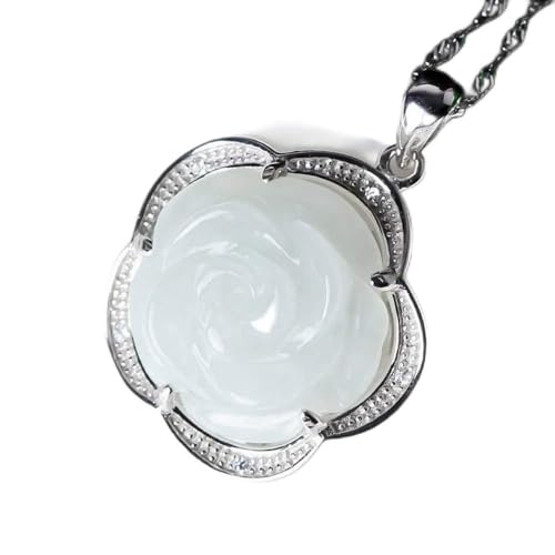 Collier en jade naturel et argent S925, votre amulette porte-bonheur au quotidien