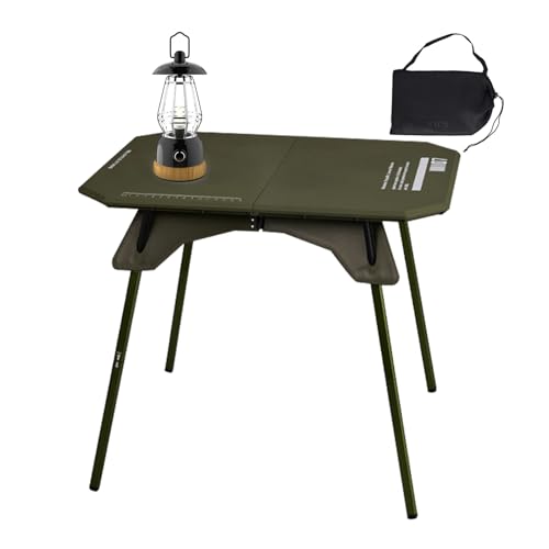 Générique Klappbarer Campingtisch – tragbarer Picknick-Schreibtisch, leichte Reise-Theke | höhenverstellbar mit abnehmbaren Beinen, kompakte Faltmöbel, stabile Station für C