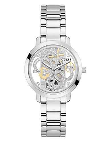 Analógico Modelo Quattro Clear. Marca Guess