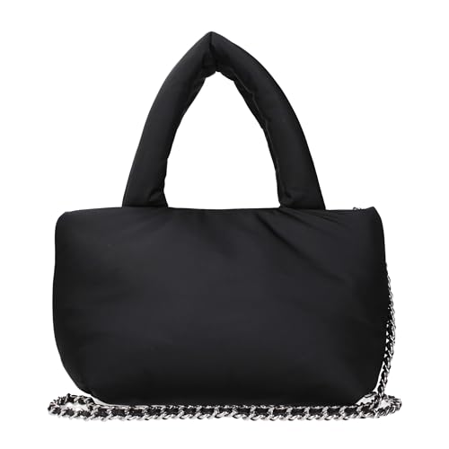セール☆Tory Burch！Britten Nylon Puffy Mini Tote Tory Burch Britten Nylon Puffy Mini Tote Bag Black Converts