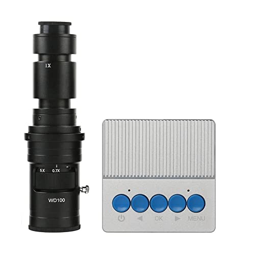 ラボ用顕微鏡アクセサリー 38MP 1080P 60FPS H_DMI USB デジタル産業用 C マウントビデオ顕微鏡カメラ電話 CPU PCB 修理はんだ付け(With 500x lens)