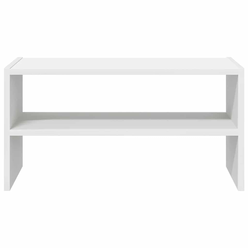 Zapatero apilable, blanco, 60 x 30 x 30,5 cm, material de madera, armario modular para zapatos, estante de almacenamiento para entrada, organizador para zapatos