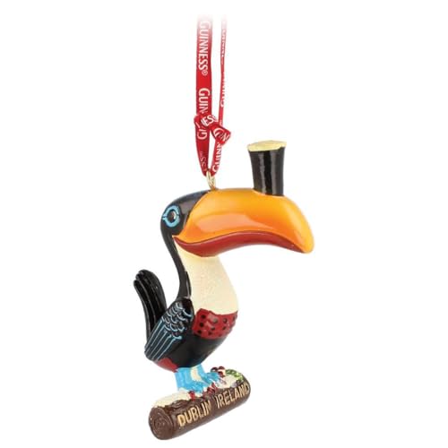 Guinness Christmas Toucan Resin Tree Decoration