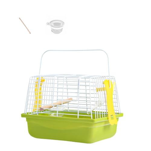 Cage en fil de fer pour perroquet et conure avec plateau amovible - 8