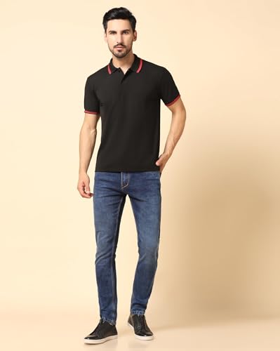 Image of INKKR Men's Soild Half Sleeve Polo T-Shirt Combo