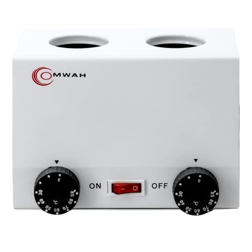 OMWAH Massage Oil Lotion Warmer Heat Double Bottle Adjustable Temperature Cream Lather