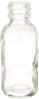 J.G. Finneran Associates D0155-1, D0155 Glass Boston Round Bottle (10 Packs of 24 pcs)