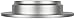 BOSCH 26011424 QuietCast Premium Disc Brake Rotor - Compatible with Select Honda Odyssey; REAR - Single