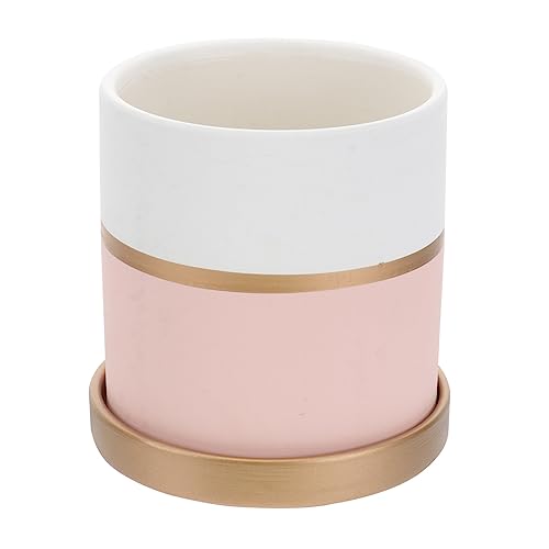 YARNOW Maceta Florero Conformado Buque Planta Falsa Circular Artificial Decoración Largo Cuadrado Bonsái Platillo Servicio Estera Estante Suculento Afuera Plantas Cerámica