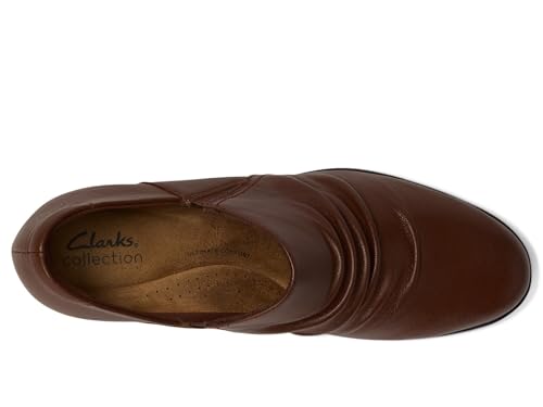 Clarks Clarks Brown's Emily 2 Cove Pump, British Tan Leather, 11 Medium US