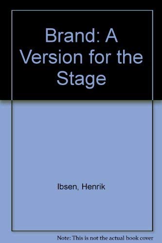 Brand: A Version for the Stage 0816610053 Book Cover
