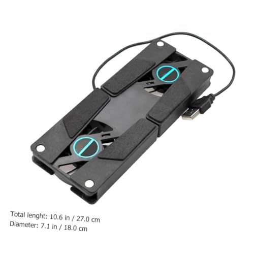 Balacoo base refrigerante para laptop 2 en 1 con doble ventilador miniatura 2