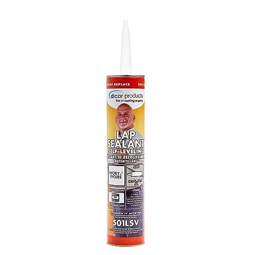 Dicor 501LSV-1 HAPS-Free Self-Leveling Lap Sealant for horizontal surfaces - 10.3 Oz,…