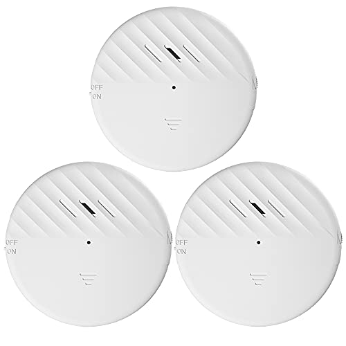 DéTecteurs De Bris De Verre, eMylo Alarme De FenêTre avec Alarme De 125 DB, Capteur De Vibration De Vitre Alarme pour Votre Maison, Bureau, Garage, Salle De Dortoir, Ou MêMe RV(3 PièCes)