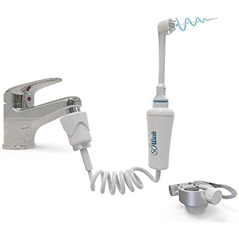 Irrigador Dental SOWASH TRAVEL con Adaptador de Viaje Addy + Cabezal Vórtice Cover