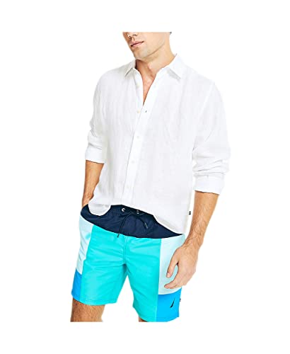 Nautica Men's Standard Sustainably Crafted 8" Colorblock Swim2
