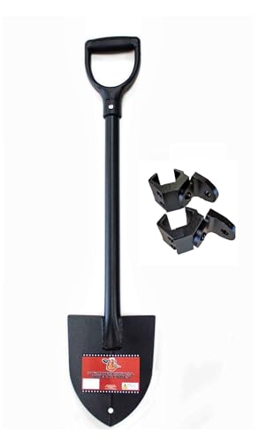 USA Made Bully UTV Roll Bar Shovel and Carrier Bar Mount Fits Profile Tube Roll Bars