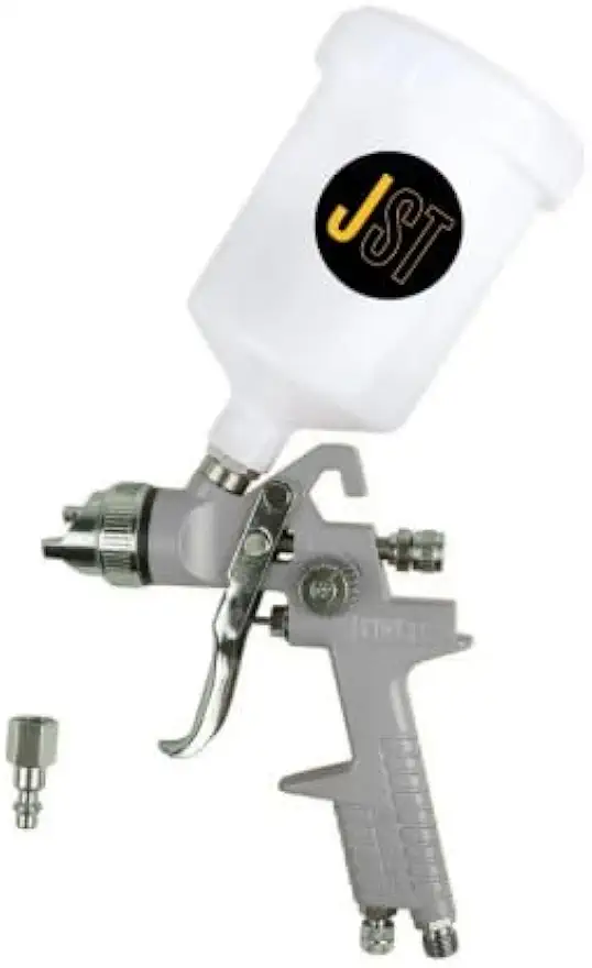 Pistola de Pintura HVLP Retoque 125ml Bico 0,8mm JP2000 JST