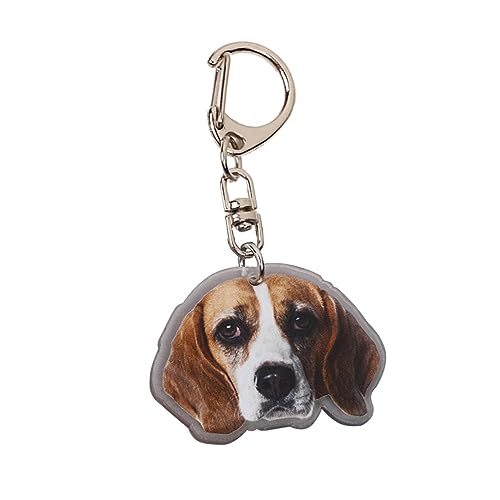 トレンディな犬のチャームキーチェーン漫画キーリングスタイリッシュな動物保有者女性や大人に適したかわいいキーチェーン