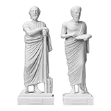 Dimensioni (circa): Homer: Altezza: 24 cm (9.44 inch) Larghezza: 9 cm (3.54 inch) Profondità: 6 cm (2.36 inch) Peso: 540 gr (1.19 lb) Erodoto: Altezza: 24 cm (9.44 inch) Larghezza: 7 cm (2.75 inch) Profondità: 6 cm (2.36 pollici) Peso: 470 g. (1,03 libbre)
