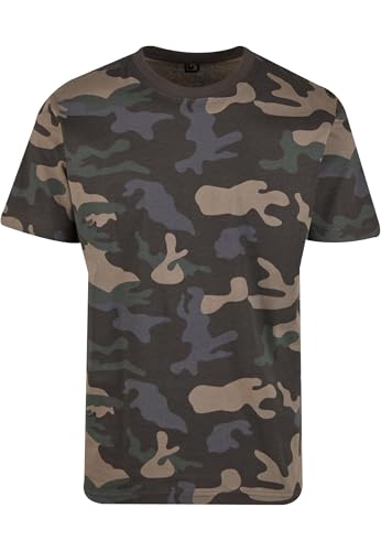 Image of Brandit Camo T-Shirt | Made from pure cotton in camo pattern. With crew neck and short sleeves.