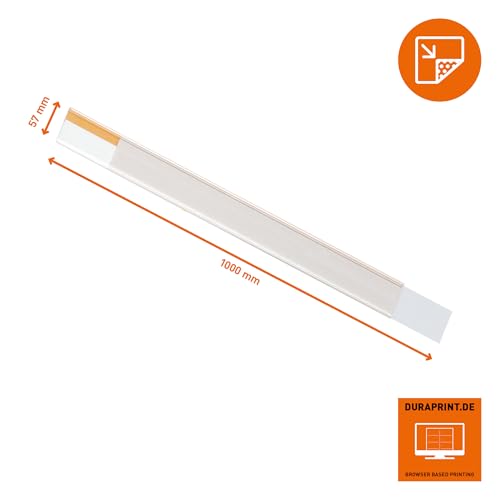 Porte étiquette adhésif SCANFIX transparent avec ouverture modulable pour lisibilité parfaite - 5