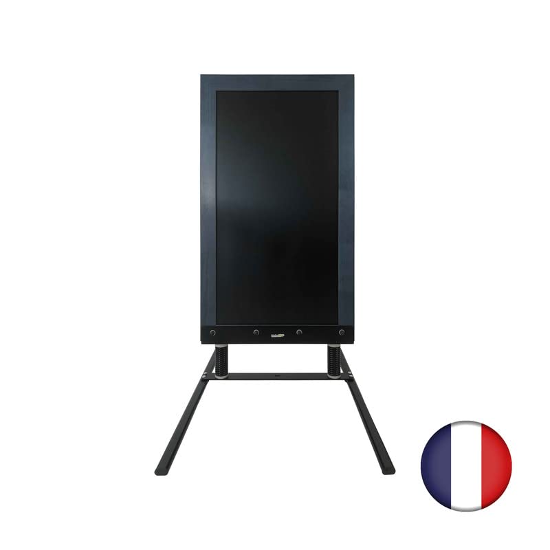 Panneau trottoir sur ressorts dimensions 128 x 65 cm cadre bois couleur anthracite - Fabrication française
