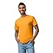 Gildan mens Heavy Cotton T-shirt, Style G5000, Multipack Shirt, Gold (2-pack), Large US