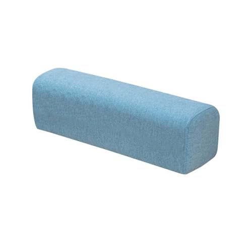 Image of Side Arm Rest Pillow Bolster High Density Foam Armrest for Couch Car Bedroom Light Blue|Bedding|Bed Pillows