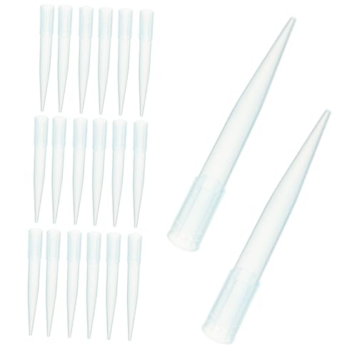 FUNOMOCYA 20pcs Dispensing Needle Glue Dispensing Accessories Dropper Needles Gluing Tool Needles Gluing Tips Plastic