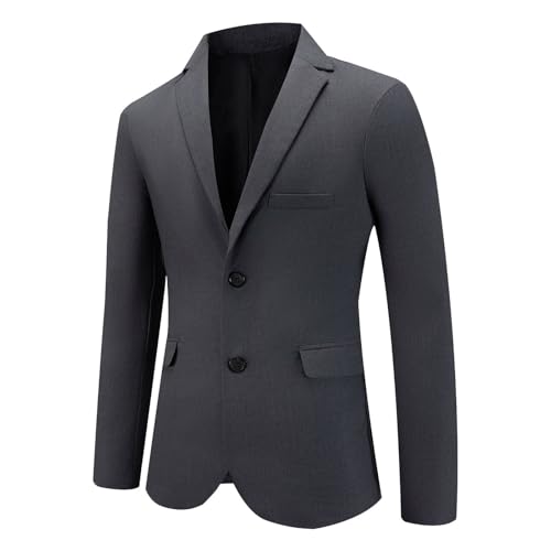 Men's casual fashion suit jacket mature and stable temperament turn-down collar business casual suit