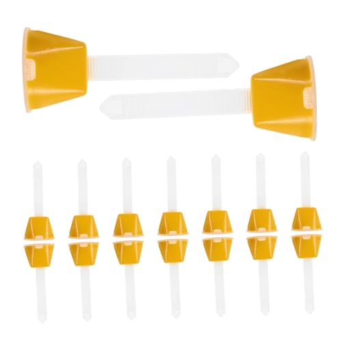 DIYEAH 100 Pezzi Livellatori Per Piastrelle E Cunei Di Livellamento Per Piastrelle Sostituiscono Lo Strumento Di Livellamento Per Piastrelle Forma Di Piastrellatura Livellatori