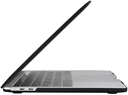 UESWILL Compatible with MacBook Pro 16 inch Case 2019 2020, Smooth Matte Hard Shell Case Cover for MacBook Pro 16 inch with Touch Bar & USB-C, Model A2141 + Microfibre Cleaning Cloth, Black