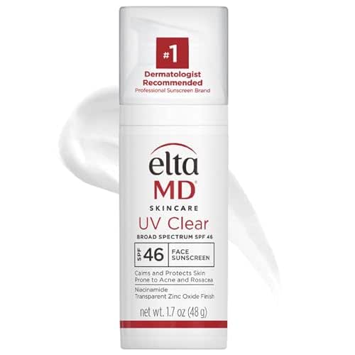 EltaMD UV Clear Face Sunscreen SPF 46, Oil-Free Sunscreen with