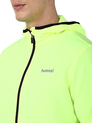 Image of hummel Vicktor Men's Wind Chaser Jacket Comfortable Breathable Fabric Packable wind cheater Jacket For Everyday Use Lightweight Windbreaker Jacket for Men Outdoor Sporty Jacket Front Zip Closure