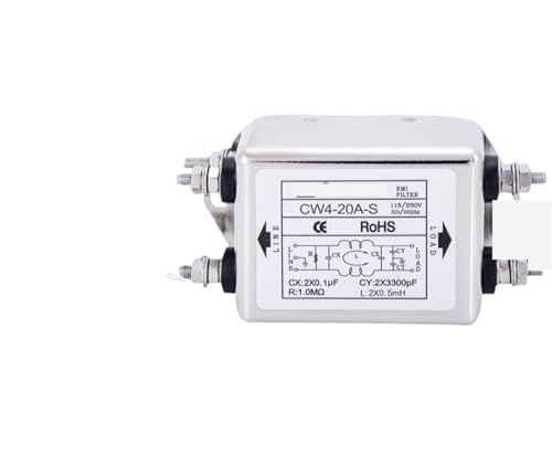 Filtro EMI monofásico 220V CA CW4-10A-S purificador de energía para fuente de alimentación
