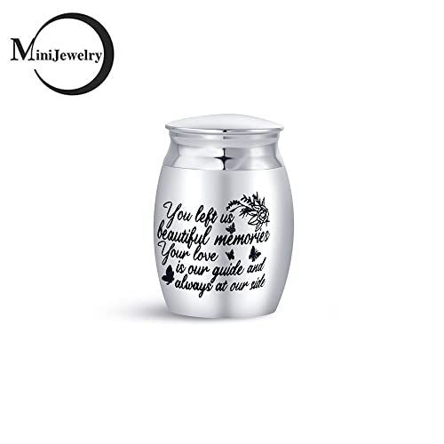 Mini Cremation Urn for Human Ashes Sepulchral Cinerary Funeral Keepsake Memorial Holder Dad Father Mother Sister Daughter Son Brother Family - Image 2