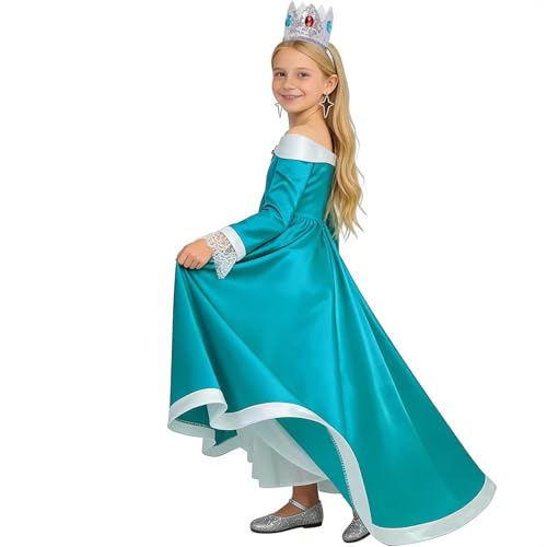 Disfraz de Princesa para Niñas con Corona y Varita miniatura 3