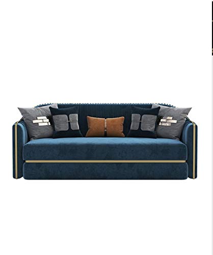 Genrics Nordic Light Luxury Style Fabric Living Room Sofa