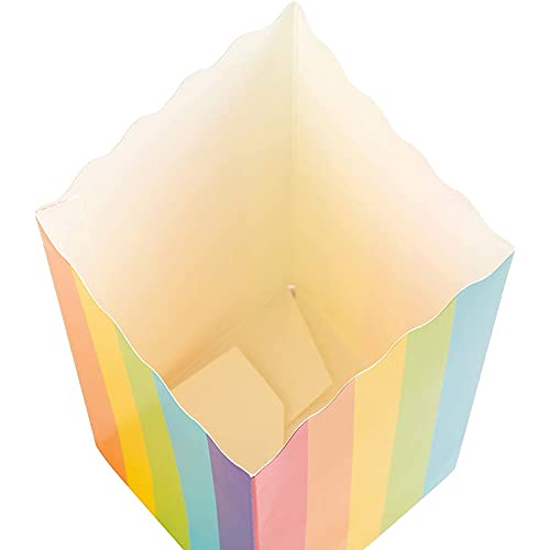 Mini Rainbow Popcorn Party Favor Boxes (100 Pack) #TOP5