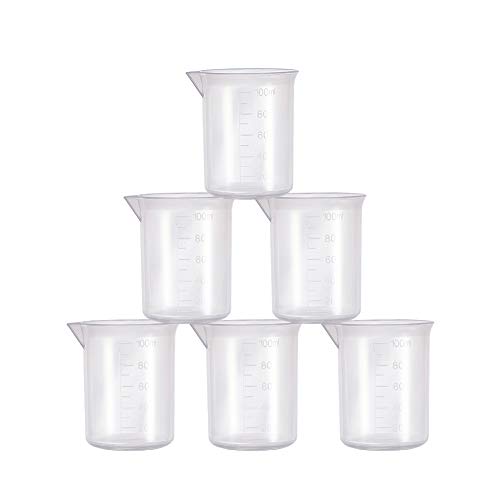 Othmro 100ml 6 nhȂ fPP Jbv r[J[ {p  zCg ^r[J[ ϔM vʃJbv ₷vʃJbv vʊ Jo[Ȃ