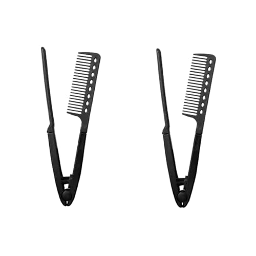 Imagen de 2PCS Peine Alisador De Cabello En Forma De V, 24
