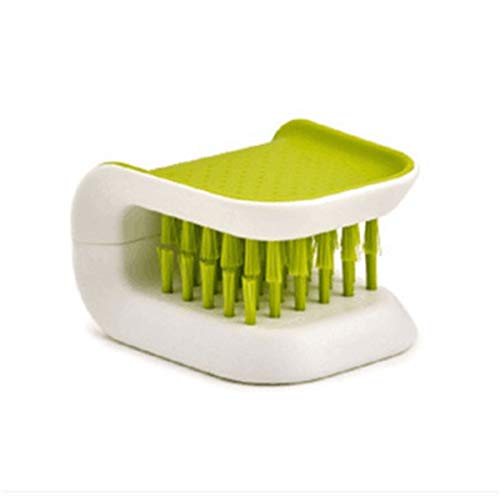 Wakaka Chopsticks Knife and Fork Brush,Hard Enough to Be Used for A Long Time.Green
