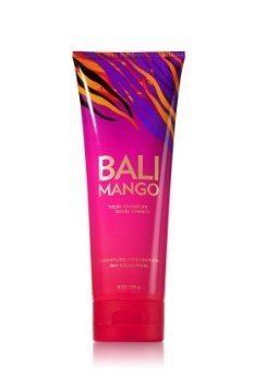 Bath & Body Works Bali Mango Triple Moisture Body Cream 8 Oz Juicy Tropical Mango Hydration